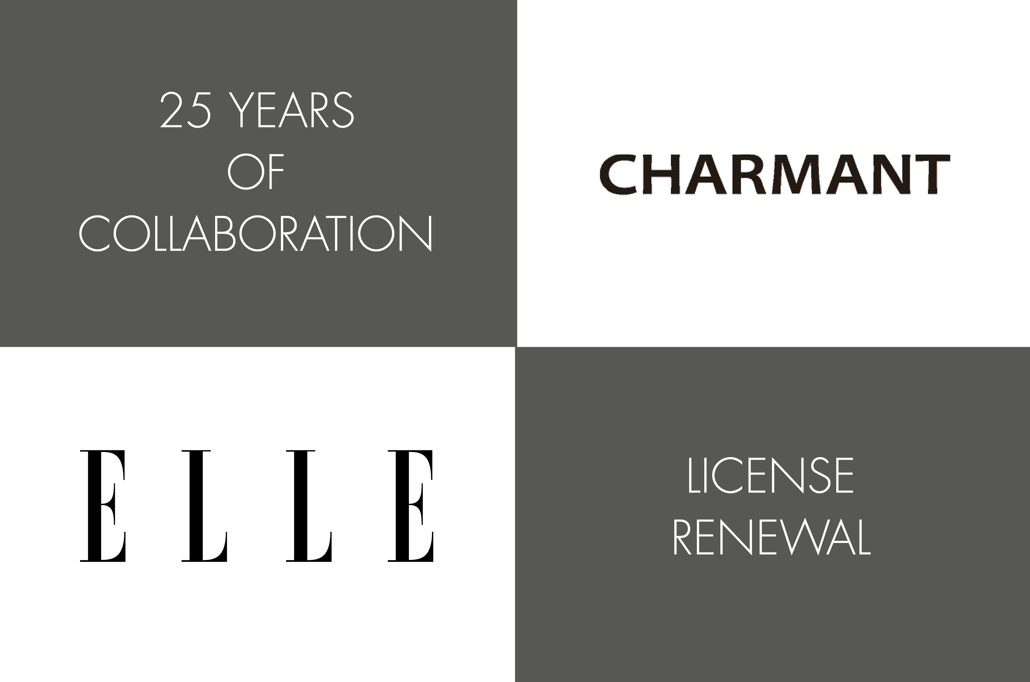 License Renewal between Elle and Charmant Group