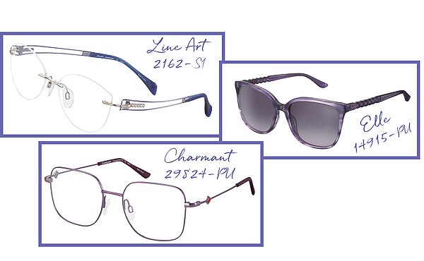 purple eyewear