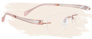 Lunettes luxe Line Art Charmant