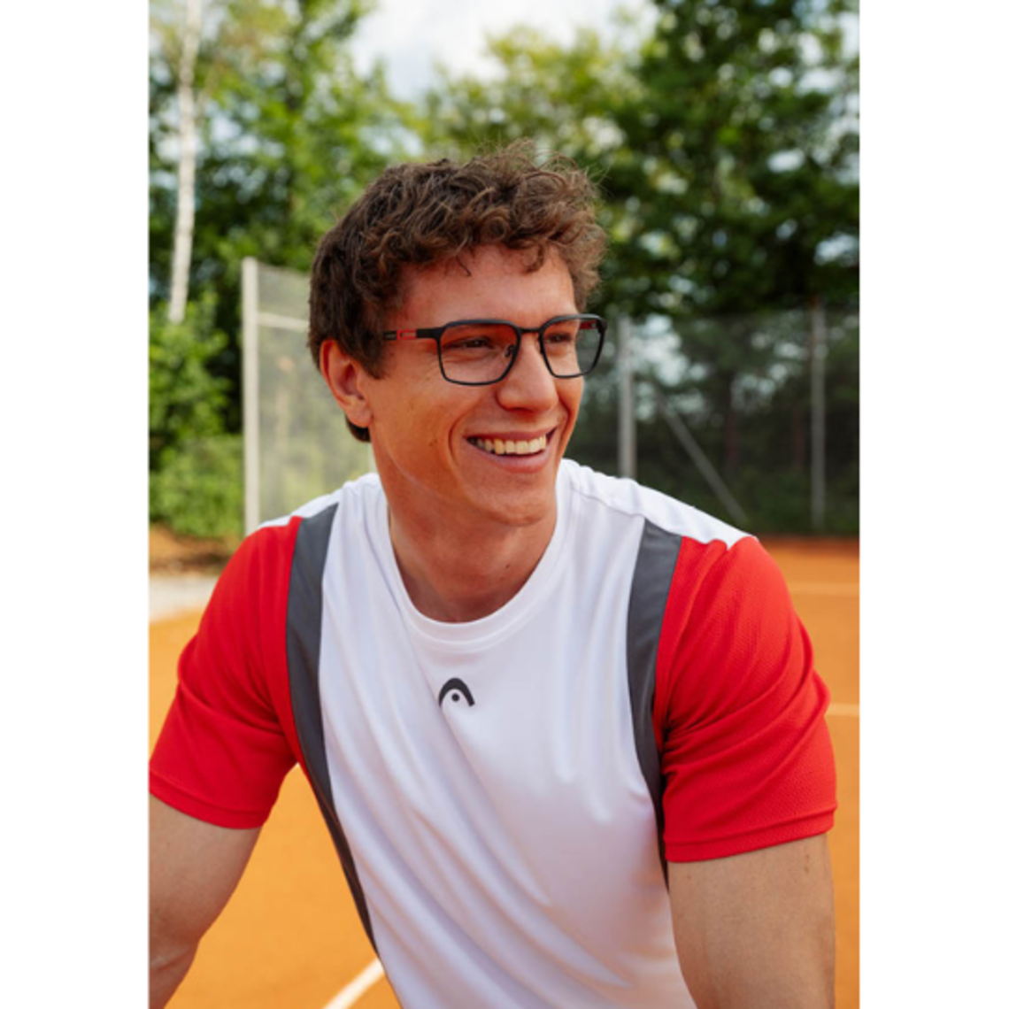 man wearing HEAD eyewear with sporty design