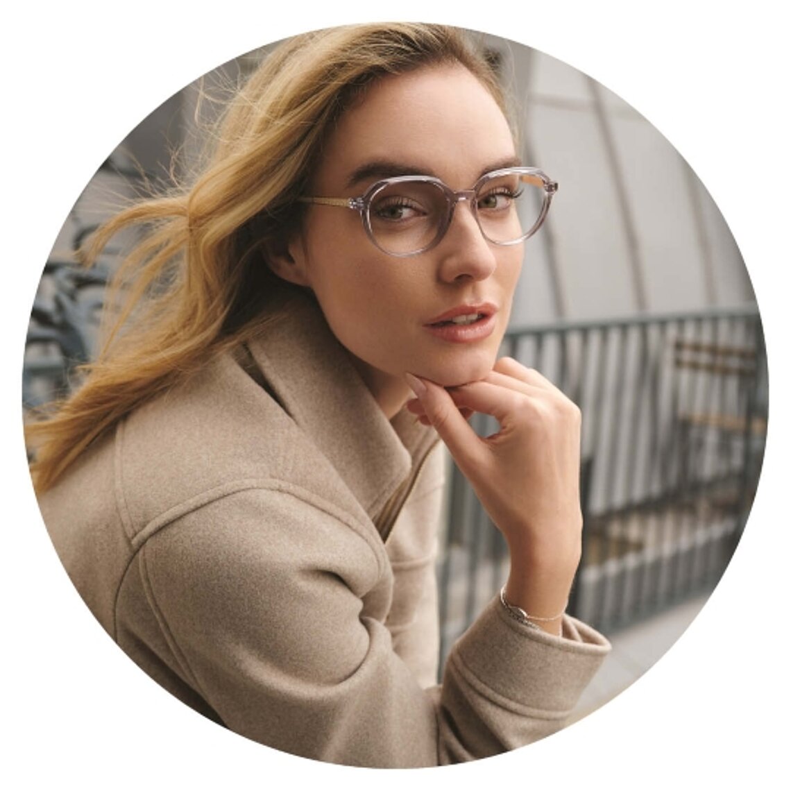 elle women’s optical glasses campaign autumn winter 2024
