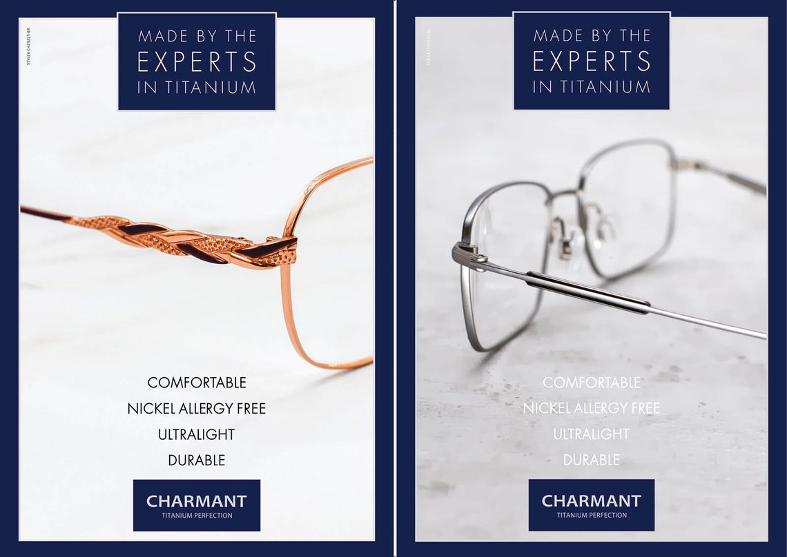 high-quality titanium eyewear