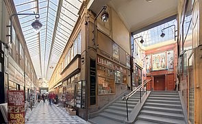 Passage Jouffroy - @David Pendery, Wikimedia Commons Passage Jouffroy