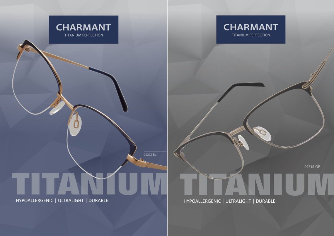 high-quality titanium eyewear