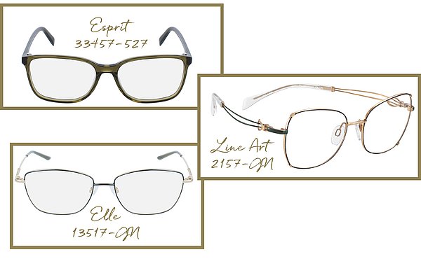 Green glasses frames