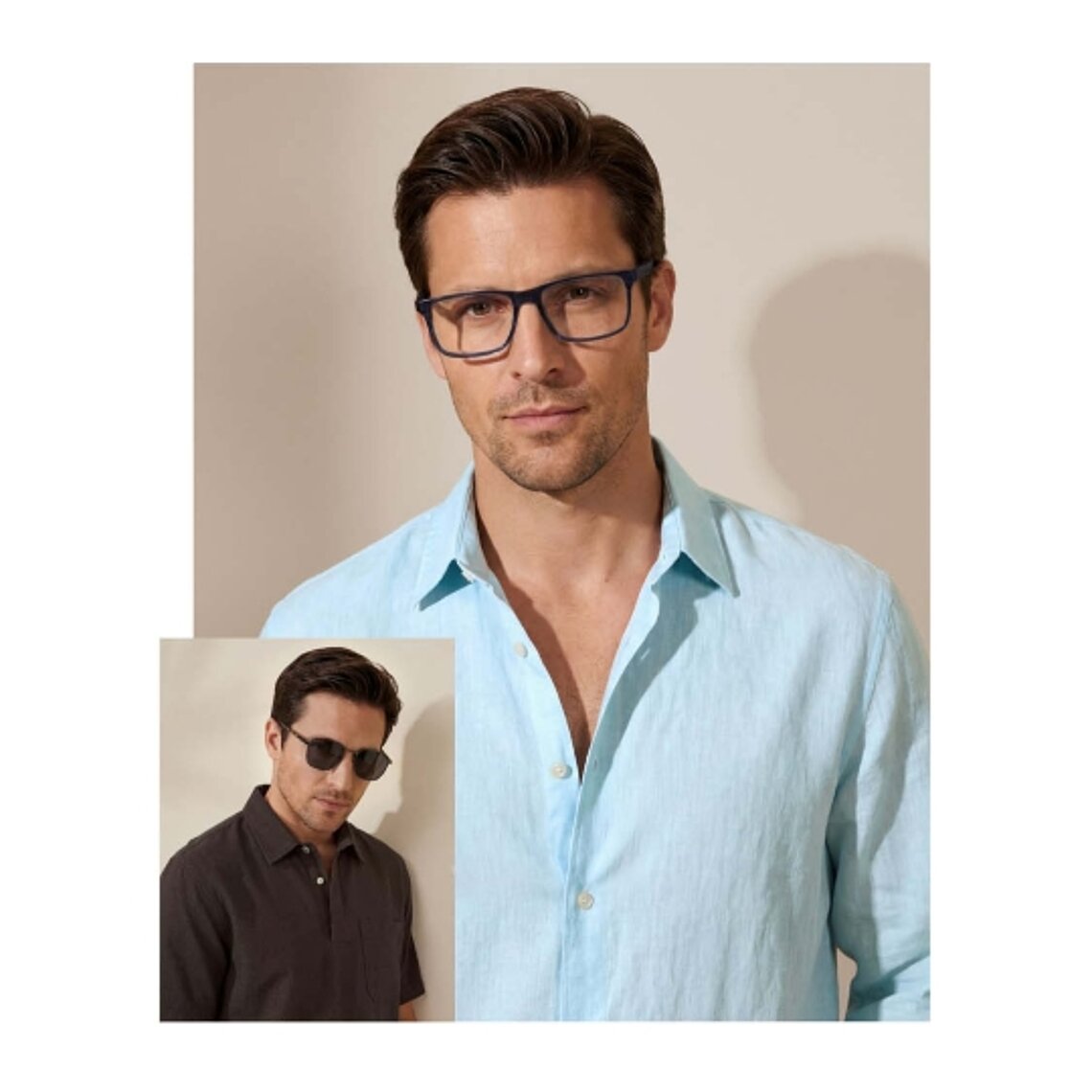 Isaac Mizrahi New York men’s optical glasses and sunglasses campaign 2026