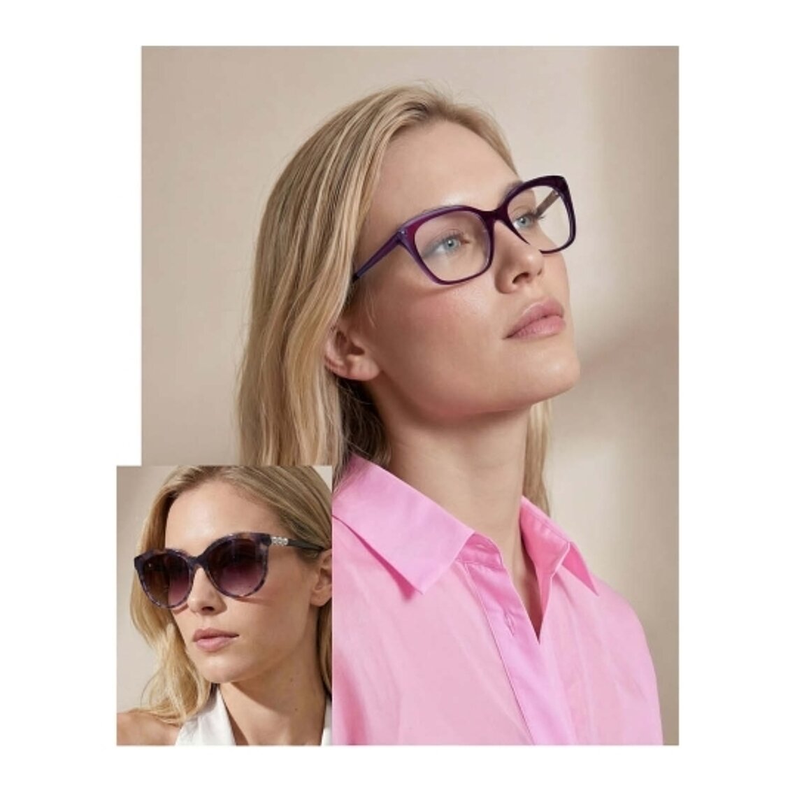 Isaac Mizrahi New York women’s optical glasses and sunglasses campaign 2026
