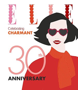 ELLE und CHARMANT feiern 30 Jahre Partnerschaft im Premium-Brillen-Segment