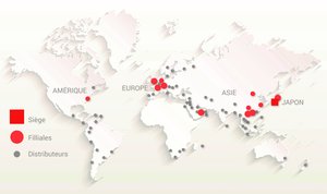 Présence mondiale groupe Charmant