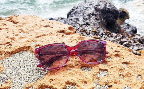 patterned pink sunnies