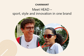 CHARMANT Group creates eyewear for HEAD. 