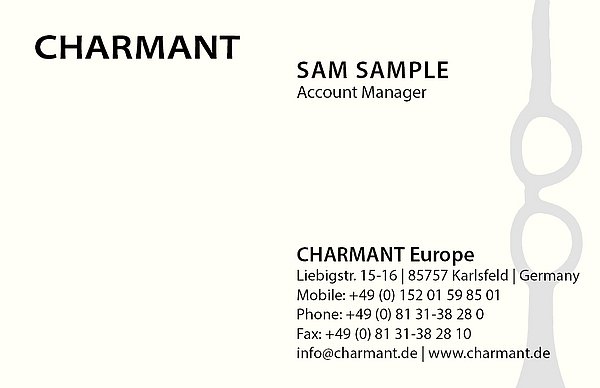 Charmant business card template